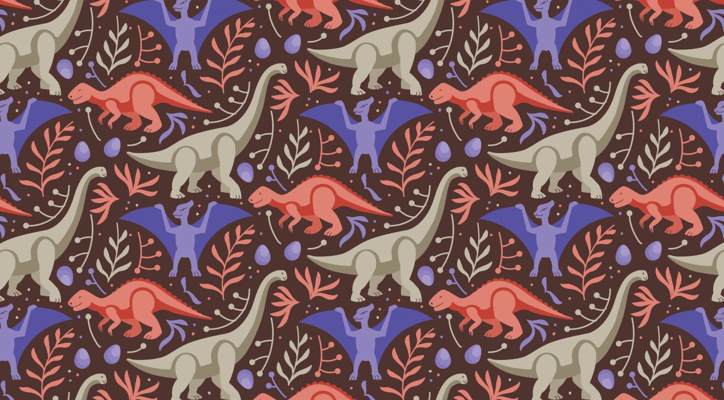 Burgundy Dinosaurs