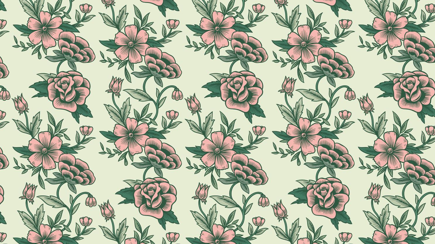 Vintage Floral - Pink
