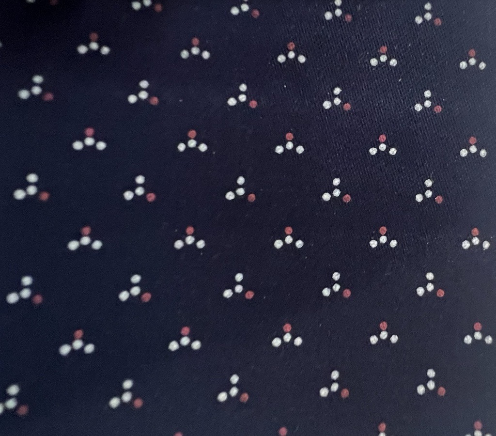 The Navy Dot Pattern 