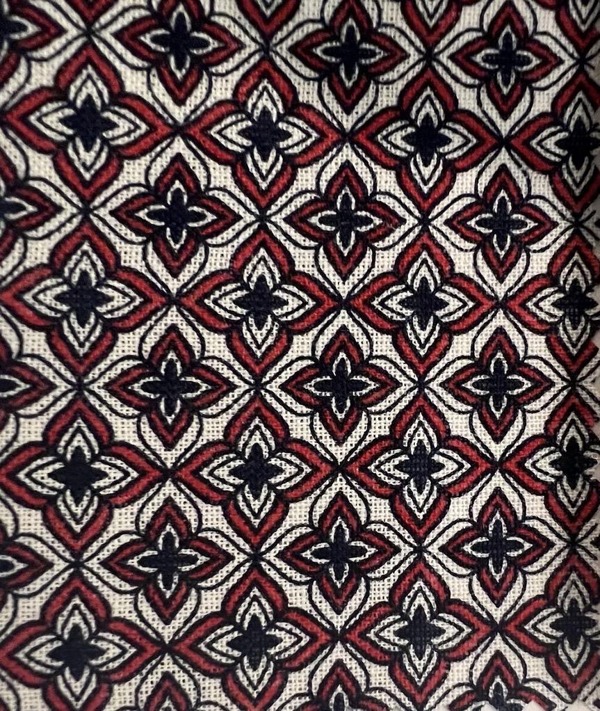 The Red Geometric Flower